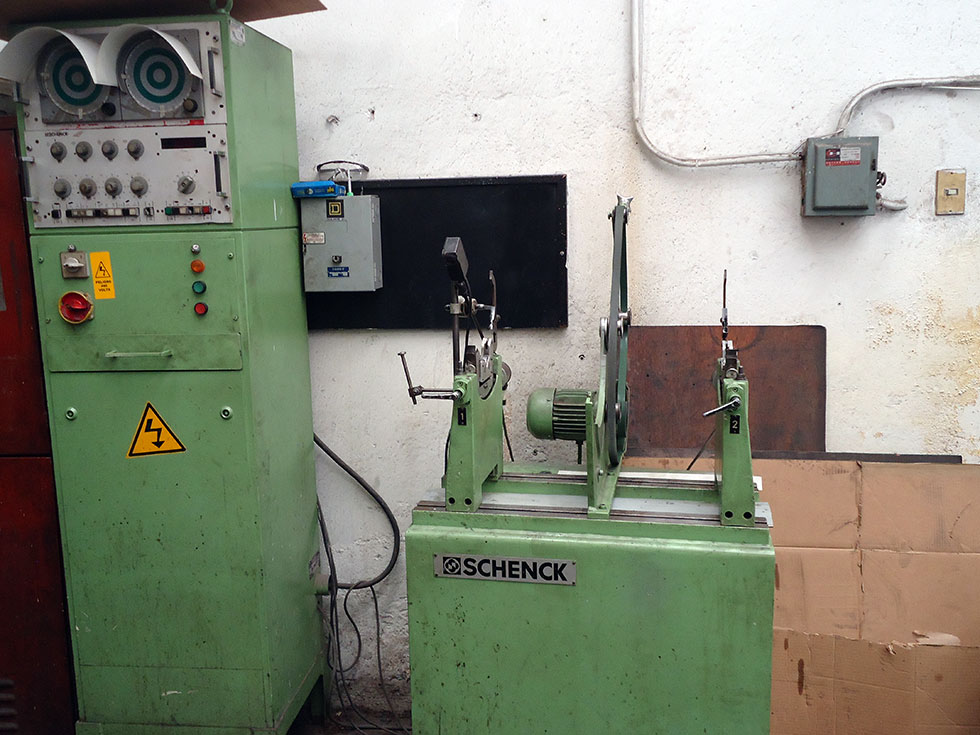 Balanceadora marca SCHENK 5 toneladas 